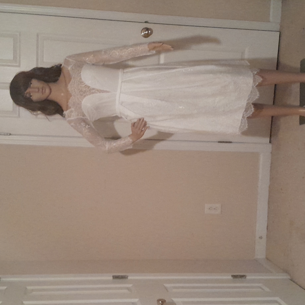 Sexy Lace Slim White Dress